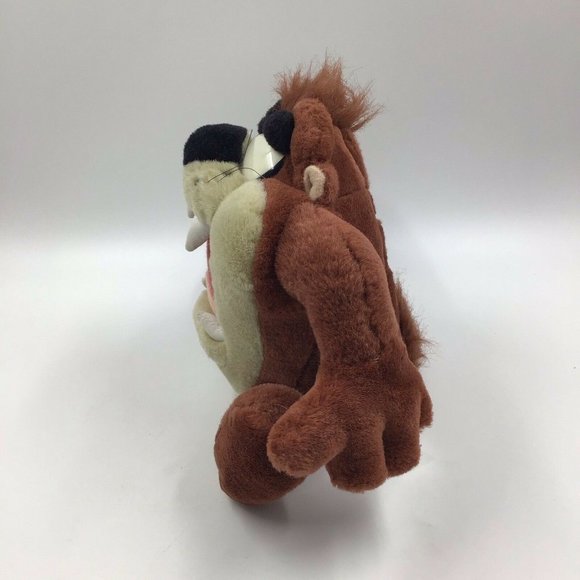 Vintage 1997 Tazmanian Devil Large Taz Talking Plush Stuffed Animal 12" Works! - Picture 3 of 12